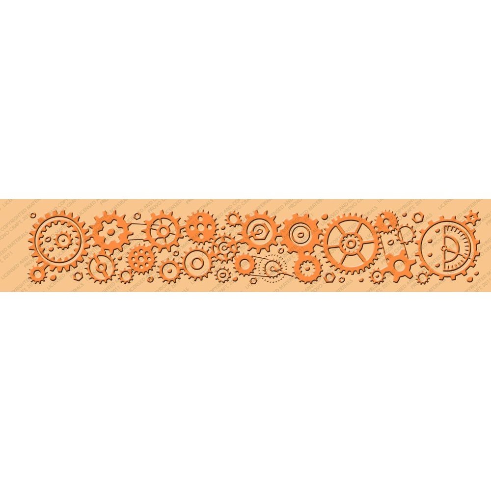Cuttlebug 12 inches embossing border - GEAR BOX